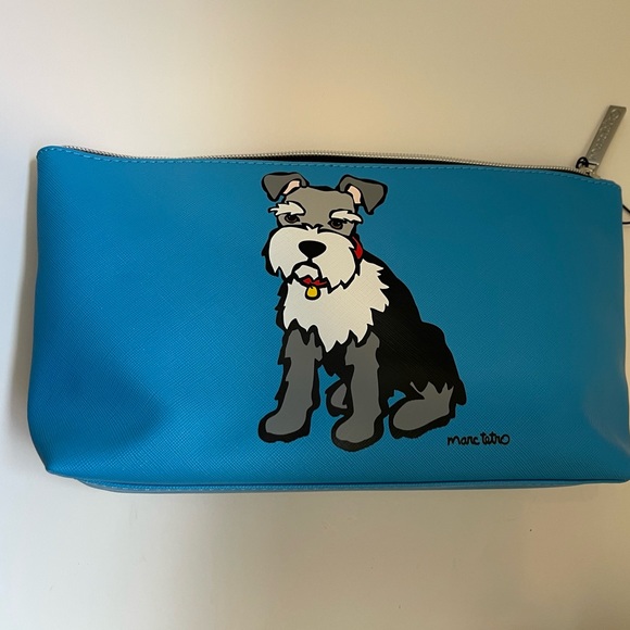 Marc Tetro Schnauzer Large cosmetic bag - NWT - Picture 6 of 6
